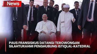 Paus Fransiskus Datangi Terowongan Silahturahmi Penghubung IstiqlalKatedral [upl. by Abehs]