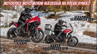 Motocykle Moto Morini praktycznie już dostępne w Polsce Aktualna oferta marki XCape STR SCR [upl. by Kcir]