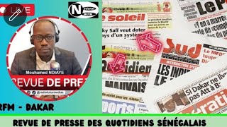 🔴REVUE DE PRESSE RFM AVEC MAMADOU MOHAMED NDIAYE  10 SEPTEMBER 2024 [upl. by Raeann256]