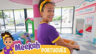 Meekah Aprende Ginástica  💜Olá Meekah💜 Amigos do Blippi Brasil [upl. by Washington920]