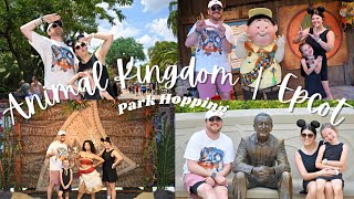 ANIMAL KINGDOM  EPCOT  PARK HOPPING  Disney World June 2024 Vlog ✨ [upl. by Mendie]