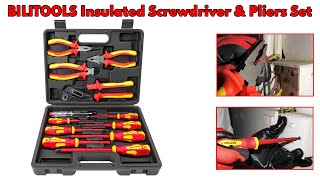 1000V Insulated Screwdriver amp Pliers Set Magnetic VDE Tools for Electrician [upl. by Retsae]