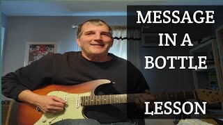 Message in a Bottle  The Police  guitar lesson [upl. by Clover425]