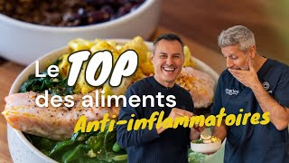 Le top des aliments antiinflammatoires  Hervé Cuisine x Charlesco [upl. by Zetnom]