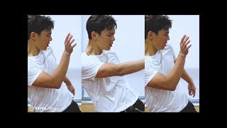 Shownu Versace on the Floor Dance Practice  Closeup ver [upl. by Dustie]