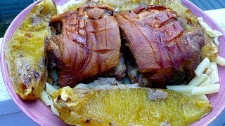 Pork Knuckles Recipe  Schweinshaxe [upl. by Idrahs339]