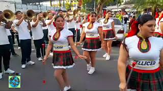 Pellicer Marching Band juegos municipales de apopa [upl. by Januisz]