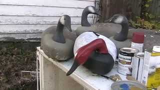 Painting A Canvasback Decoy [upl. by Darb]