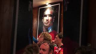 MAN UTD CHANTS IN BISHOPS BLAIZE BEFORE TOTTENHAM ON 28th OCTOBER 2017 [upl. by Esaele]