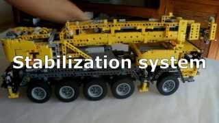 LEGO Technic 42009 Mobile Crane MKII Features [upl. by Enimzaj667]