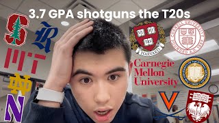 LUCKIEST ADMISSIONS DECISIONS 37 GPA  2024 College Decisions Reaction Video [upl. by Anahir]