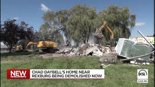 Chad Daybells home near Rexburg has been demolished [upl. by Breen]