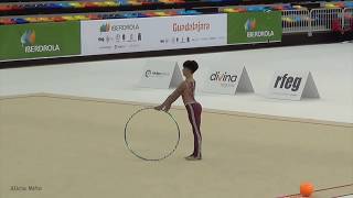 Diego Ramírez  Cto de España Rítmica Masculina Guadalajara 2018  Aro [upl. by Fabria]