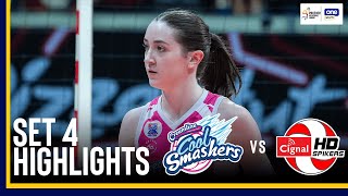 CIGNAL vs CREAMLINE  SET 4 GAME HIGHLIGHTS  2024 PVL REINFORCED CONFERENCE  SEPTEMBER 12 2024 [upl. by Sandberg]