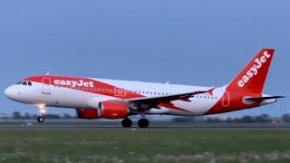 EasyJet AIRBUS A320214 Taking Off From SCHIPHOL to London GATWICK 4K60 HDR [upl. by Dombrowski]