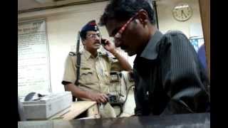 Drunk Mumbai train ticket vendor on duty [upl. by Esten]