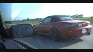 06 Civic SI Vs 07 Kraftwerks Supercharged S2000 [upl. by Atnwahs849]