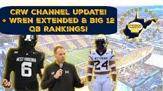 WVU Football News  Important Channel Info  QampA CRW Live 510  West Virginia Mountaineers [upl. by Nipha]