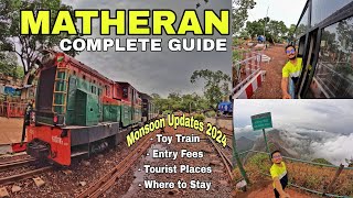 Matheran Hill Station in Monsoon  Matheran Toy Train  Matheran Tourist Places  Matheran Vlog 2024 [upl. by Leirvag]