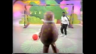 Mr Blobby Plays Football with Garth Crooks [upl. by Oahc]