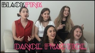 BLACKPINK  DANCE PRACTICE VIDEO REACTION [upl. by Cirdet]