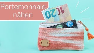 BasicNähanleitung Portemonnaie nähen [upl. by Heinrick]