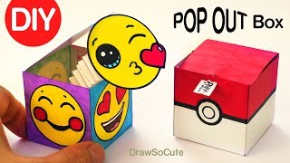 How to Make a Pop Out Surprise Box Toy  Jack in the Box [upl. by Imotih]