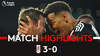 HIGHLIGHTS  Fulham 30 Spurs  London Derby Delight 🔥 [upl. by Annoeik]