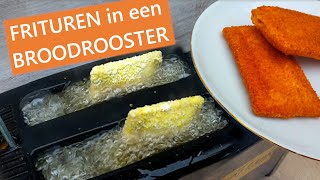 kaassoufflé uit een omgebouwde broodrooster Deep Frying in a Toaster [upl. by Driskill]