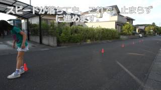 ヒーリーズでの漕ぎ方HOW TO ACCELERATE HEELYS [upl. by Melina405]