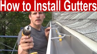 How to Install Gutters [upl. by Ignatia691]