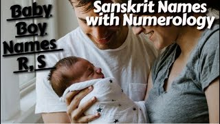 Baby Boy Names Starting With R S In Sanskrit Hindi Most Beautiful Unique Names [upl. by Dey398]