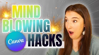 10 MINDBLOWING Canva hacks to turn your designs PRO level 🤯 [upl. by Xino]