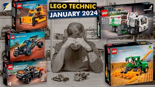 The end of an era  sad news and interesting January 2024 sets from LEGO Technic [upl. by Nauqahs]