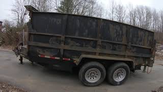 QUALITY STEEL AMERICAN MADE 14ft DUMP TRAILER REVIEW [upl. by Hesper]