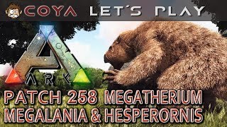 ARK • Megatherium Megalania amp Hesperornis • PATCH 258 TEIL 2 • ARK Deutsch Survival Evolved German [upl. by Namyac]