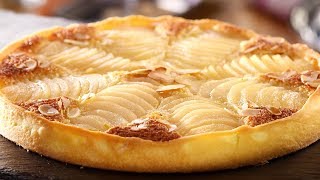 La tarte Bourdaloue aux poires  Carinne Teyssandier [upl. by Ahilam]