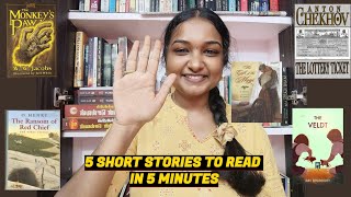 5 Short Stories to read in 5 Minutes  Short Story Recommendations  Best English Short Stories [upl. by Jeffery]