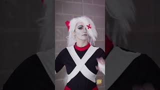 Vaggie from Hazbin Hotel COSPLAY hazbinhotel cosplay hazbinhotelcosplay shorts [upl. by Anaihsat511]