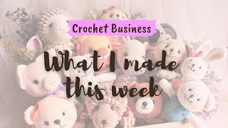 Crochet Business Vlog uk crochet smallbusiness [upl. by Anelav]