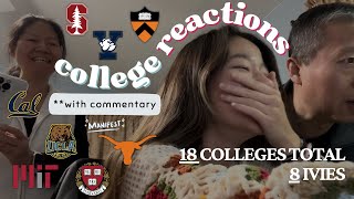 COLLEGE DECISION REACTIONS 2024 likely letter ivies mit stanford t5 [upl. by Frissell568]