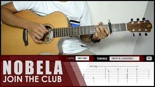 TAB quotNobelaquot by Join The Club Fingerstyle Lesson  Playthrough [upl. by Sliwa]