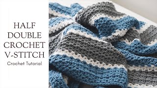 How to Half Double Crochet Stitch Crochet Basics [upl. by Iams]