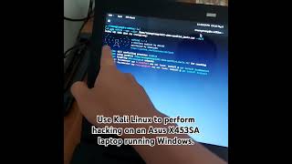 Use Kali Linux to perform hacking on an Asus X453SA laptop running Windows [upl. by Eellah206]