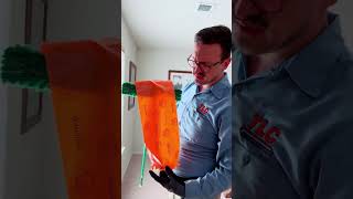 Duct cleaning tape method DuctCleaning HVAC TLCPlumbing HVACTech TapeGuys AirConditioning ABQ [upl. by Kubis308]