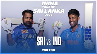 🔴 Live India Vs Sri lanka Live – 2nd T20  IND vs SL Live  India Vs Sri lanka Live Match Today [upl. by Ahtnams594]