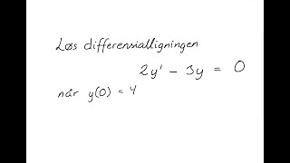 Hvordan bruke Laplace transformasjonen til å løse differensialligninger [upl. by Joella]