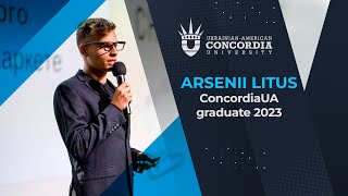 Arsenii Litus ConcordiaUA graduate 2023 [upl. by Nivaj]