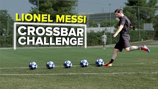 LIONEL MESSI CROSSBAR CHALLENGE  testing Messis accuracy [upl. by Calv]