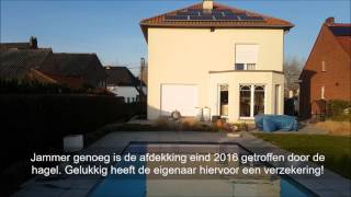 Vervangen van de SOLAR lamellen na hagelschade Wellen [upl. by Yenobe]